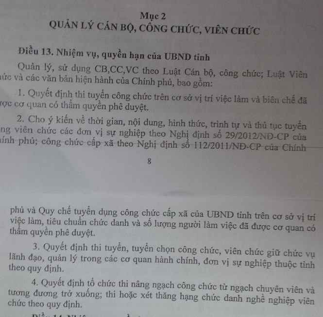 Bộ Nội vụ yêu cầu Vĩnh Phúc báo cáo việc tuyển dụng giáo viên - ảnh 1