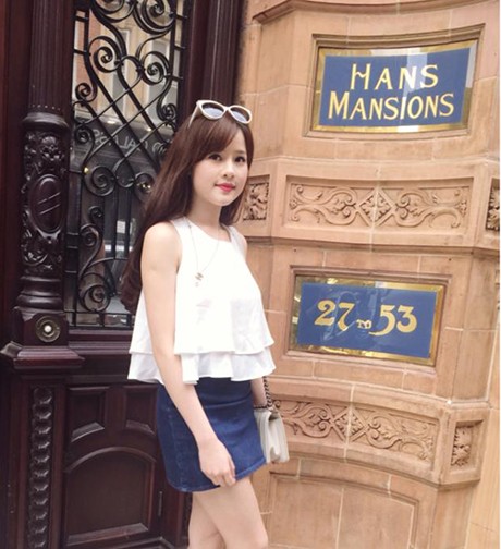 Nữ du học sinh gây sốt vì gương mặt xinh đẹp - ảnh 5