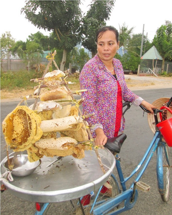 Mật ong rừng 'vượt biên' ở miền Tây hút khách - ảnh 1