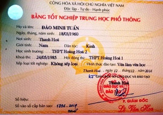 Chủ tịch xã phân trần vì có 2 tên, 2 bằng tốt nghiệp THPT - ảnh 2