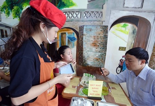 Quán ăn Hà Nội chơi sang dùng Ipad gọi món - ảnh 3