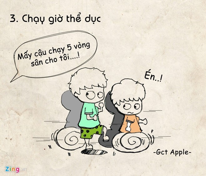Tranh hài: Ám ảnh kinh điển của học sinh khi đến trường - ảnh 3