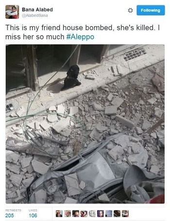 Bé gái 7 tuổi ký sự từ thành phố bom đạn Syria - ảnh 2