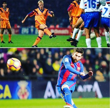 Messi san bằng kỷ lục sút phạt của Ronald Koeman tại Barca - ảnh 1