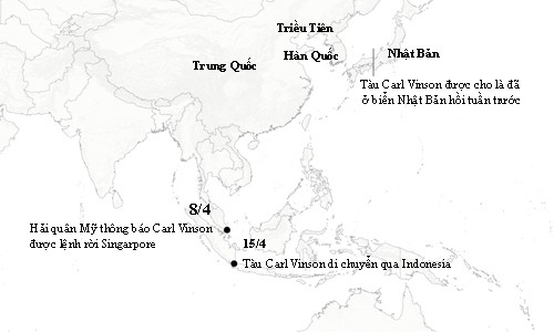 Sự thật về hành trình áp sát Triều Tiên của cụm tàu sân bay Mỹ - ảnh 1