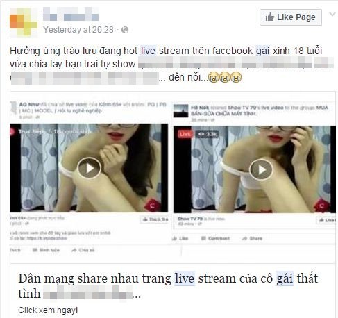 Muôn kiểu livestream mong “nổi tiếng“: Người cởi đồ khoe thân, kẻ làm trò phản cảm - ảnh 1