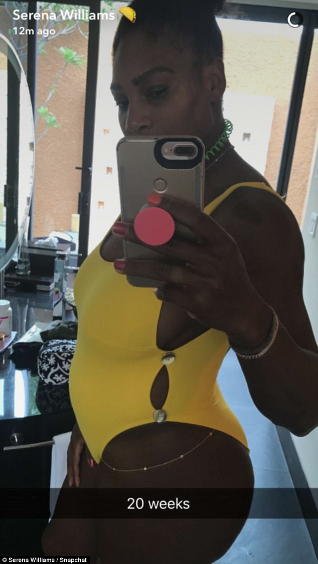 Tay vợt Serena Williams gây sốc khi tiết lộ mang bầu 5 tháng - ảnh 1