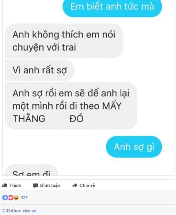 Cặp đôi ghen tuông cũng đáng yêu, khiến dân mạng thi nhau chia sẻ - ảnh 1
