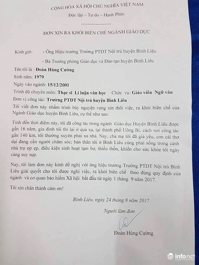 Sốc với tâm sự bỏ biên chế của thầy giáo 16 năm dạy học - ảnh 1