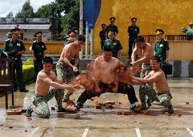 Lính đặc công sẵn sàng chiến đấu
Lính đặc công huấn luyện võ thuật. (Nguồn: Binh chủng Đặc công)