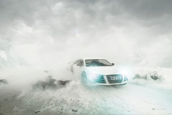 Sự thật khó tin đằng sau những bức ảnh lung linh của Audi R8 - ảnh 4