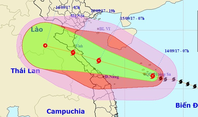 Gần 4.700 tàu cá đang trong vùng nguy hiểm bão số 10 - ảnh 2