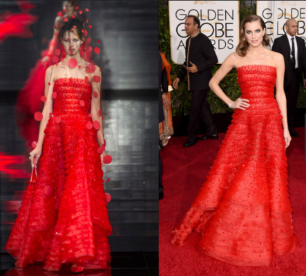 Thời trang sàn catwalk “lên ngôi’ thảm đỏ Quả Cầu Vàng 2015 - ảnh 1