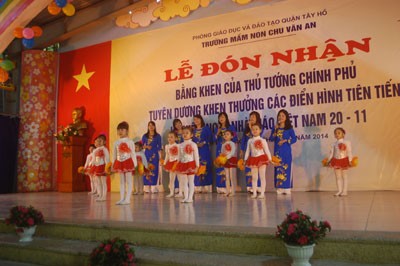 Trường MN Chu Văn An đón nhận bằng khen của Thủ Tướng Chính Phủ - ảnh 5