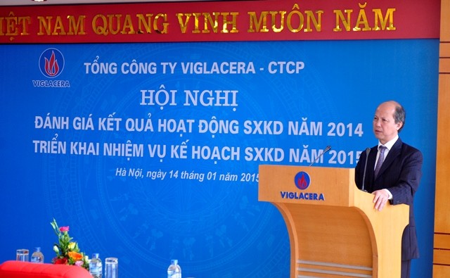 Viglacera đạt doanh thu hơn 13.500 tỷ đồng năm 2014 - ảnh 1