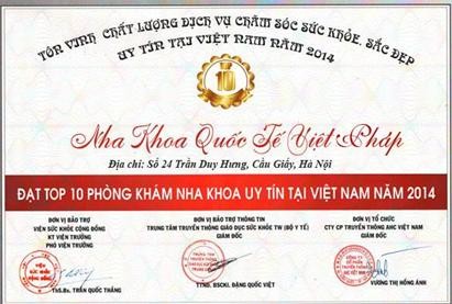Nha khoa Quốc tế Việt Pháp - Top 10 nha khoa uy tín nhất Việt Nam. - ảnh 2