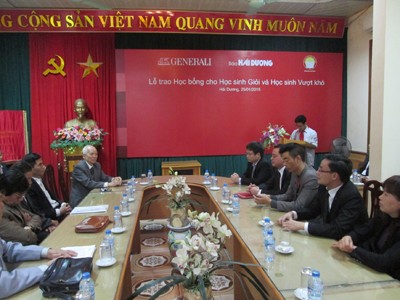 Generali trao 40 suất học bổng tại Hải Dương - ảnh 2