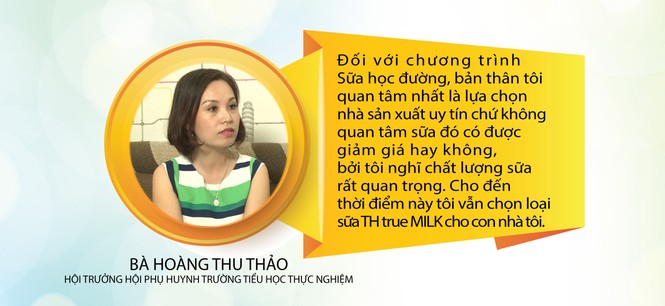 Phụ huynh, học sinh hưởng ứng chương trình Sữa học đường Quốc gia - ảnh 2