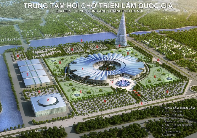 Lễ động thổ dự án trung tâm hội chợ triển lãm quốc gia - ảnh 1