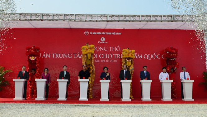 Lễ động thổ dự án trung tâm hội chợ triển lãm quốc gia - ảnh 6