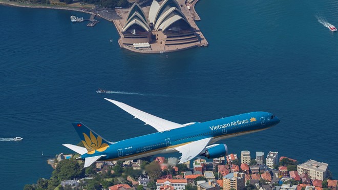 'Màn biểu diễn' của máy bay hiện đại nhất Vietnam Airlines Boeing 787-9 - ảnh 6