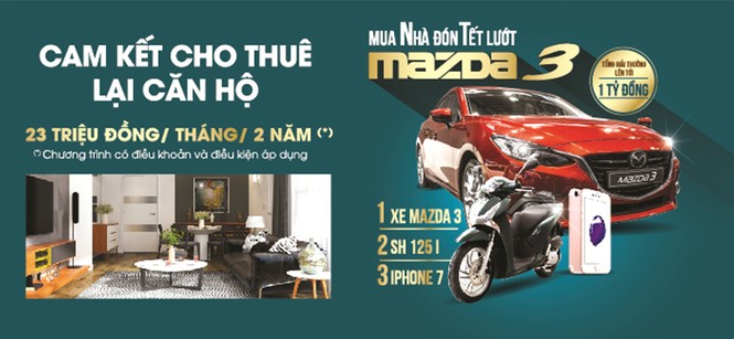 The Golden palm:Cam kết thuê lại căn hộ với lợi nhuận 23 triệu đồng/ tháng - ảnh 1