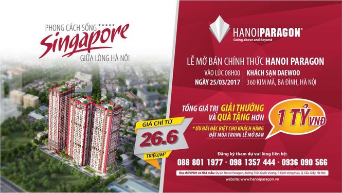 Hanoi Paragon chính thức mở bán với tổng giải thưởng hơn 1 tỷ đồng - ảnh 1