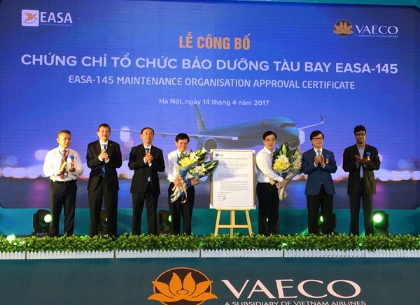 VNA đạt chứng chỉ sửa chữa tàu bay quốc tế - ảnh 1