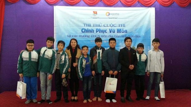 Tưng bừng học sinh Yên Bái thi thử Chinh Phục Vũ Môn - ảnh 2