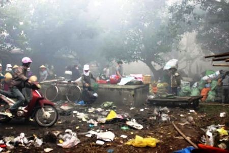 Cận cảnh vụ cháy chợ lớn nhất Quảng Bình - ảnh 11
