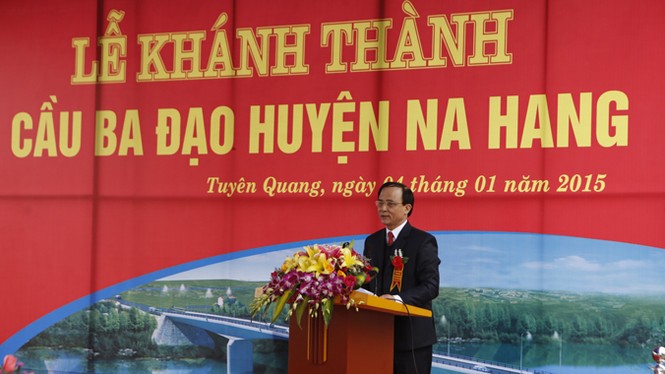 Tuyên Quang: Khánh thành công trình cầu Ba Đạo - ảnh 5