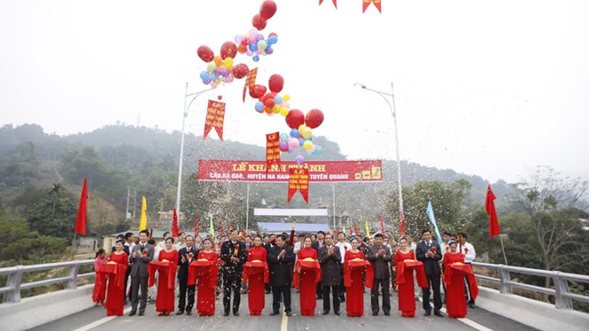 Tuyên Quang: Khánh thành công trình cầu Ba Đạo - ảnh 7