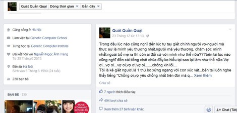 'Quát quằn quại' và nỗi ám ảnh của kẻ giết vợ - ảnh 1