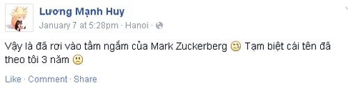 Người dùng bức xúc khi Facebook cấm biệt danh - ảnh 2