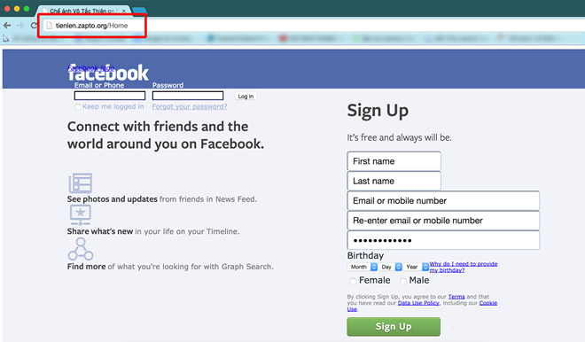 Dễ mất tài khoản Facebook khi chơi chế ảnh Võ Tắc Thiên - ảnh 2