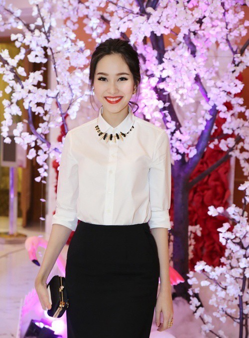 Cách mix sơ mi nhìn là yêu của hoa hậu Thu Thảo - ảnh 1