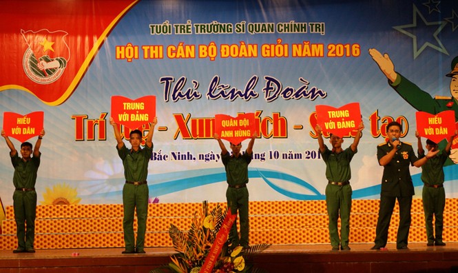 Sôi động hội thi cán bộ Đoàn giỏi - ảnh 2