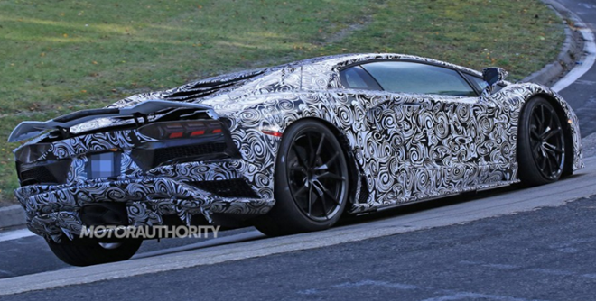 Lamborghini Aventador 2018 lộ diện trên đường thử - ảnh 5