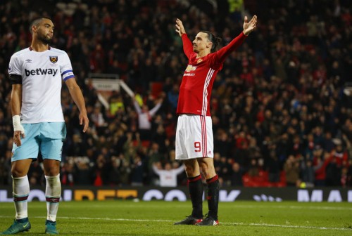 Ibrahimovic và Martial ghi cú đúp, M.U đè bẹp West Ham - ảnh 1