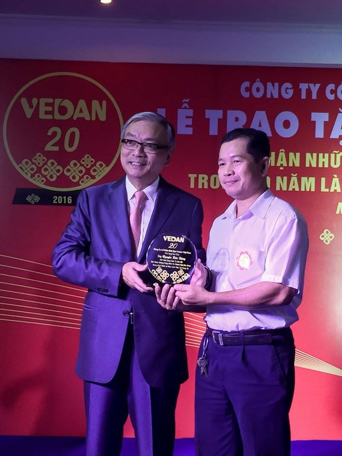 Vedan Việt Nam tự hào tổ chức Lễ tôn vinh nhân viên gắn bó 20 năm - ảnh 1
