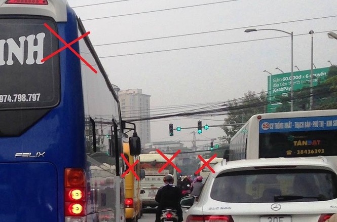 Nhiều nhà xe vẫn 'vợt' khách ở tuyến đường xuyên tâm Hà Nội - ảnh 7