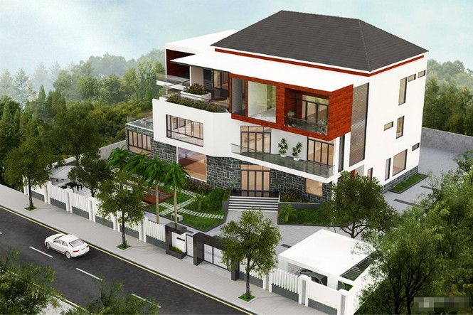 Biệt thự sân vườn 3 tầng 1000m2 ở Sài Gòn - ảnh 1