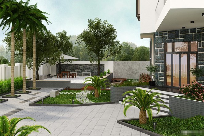 Biệt thự sân vườn 3 tầng 1000m2 ở Sài Gòn - ảnh 3