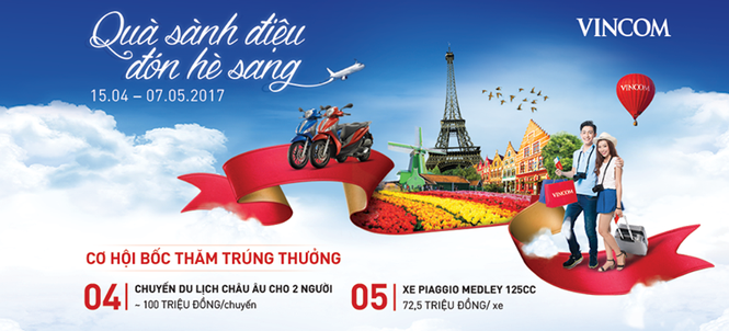 Đến Vincom chu du khắp Châu Âu - ảnh 1