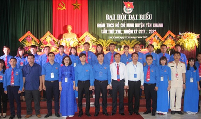 Anh Lê Việt Cường tái đắc cử Bí thư huyện đoàn Yên Khánh - ảnh 1