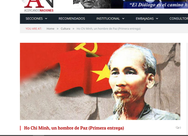 Truyền thông Argentina ca ngợi Chủ tịch Hồ Chí Minh - ảnh 1