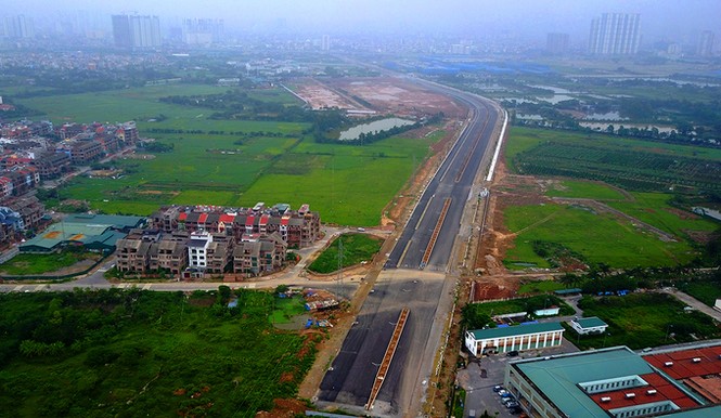 Tuyến đường 1.500 tỷ kết nối 3 quận Hà Nội sắp khánh thành - ảnh 1