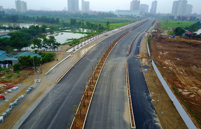 Tuyến đường 1.500 tỷ kết nối 3 quận Hà Nội sắp khánh thành - ảnh 2