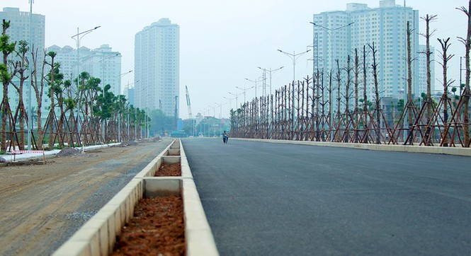 Tuyến đường 1.500 tỷ kết nối 3 quận Hà Nội sắp khánh thành - ảnh 5