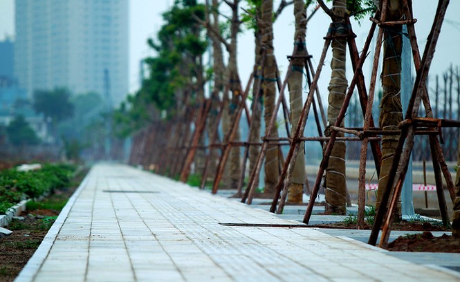 Tuyến đường 1.500 tỷ kết nối 3 quận Hà Nội sắp khánh thành - ảnh 7
